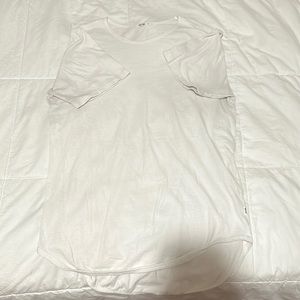 EPTM Men’s Size Small White Long Length T Shirt